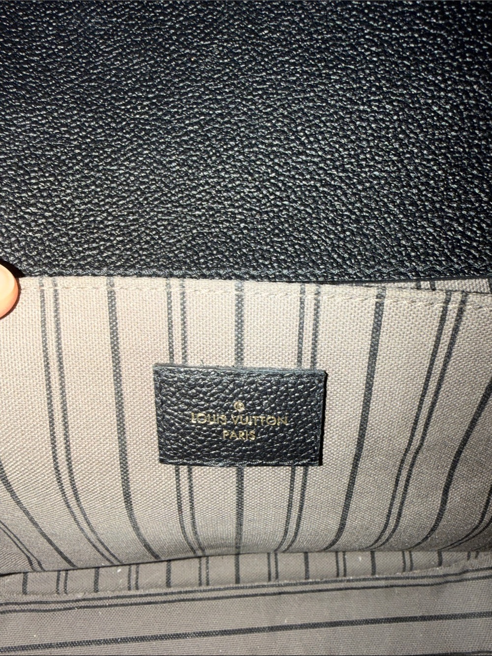 Louis Vuitton Black Empreinte Pochette Metis Crossbody Bag with Gold Hardware - Picture 10 of 14